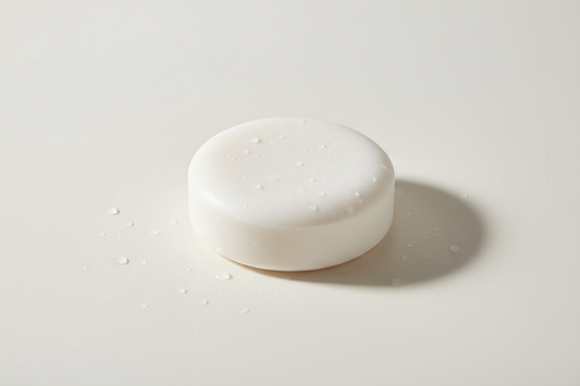1.5 oz white circle bar of soap